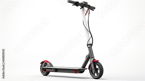 Illustration of a stationary electric scooter.