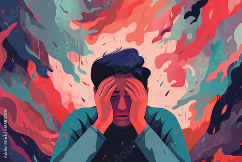 Illustration of Anxiety
Generative AI