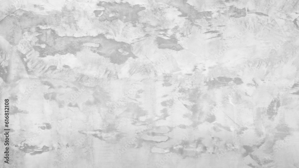 Fototapeta premium Empty white concrete texture background, abstract backgrounds, background design. Blank concrete wall white color for texture background, texture background as template, page or web banner