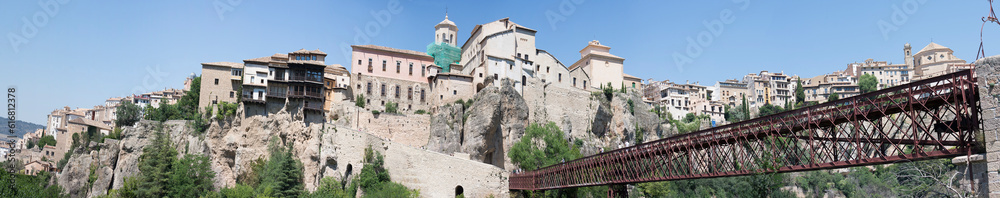 Panorámica de Cuenca, puente de San Pablo y Casas Colgadas