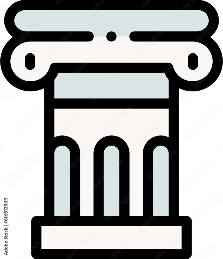 illustration of a column