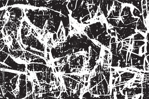 Stylish Modern Vector Illustration  Grunge Texture White and Black.