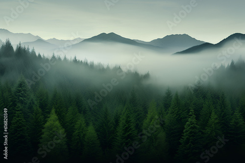 fog in the mountains © alphazero