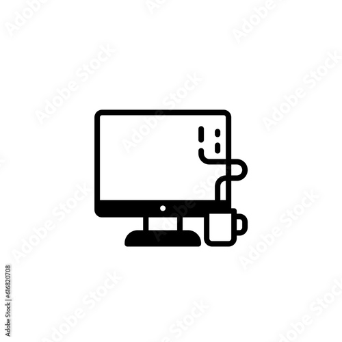 Finding the Perfect Balance: Coffee, Computer, Work