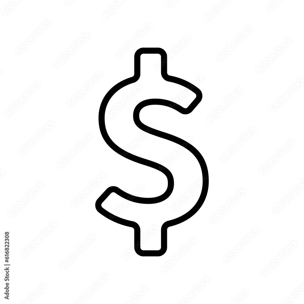 dollar. cent. icons. black lines. finance. money. salary. receive money. profit. benefit. vector illustration. on a white background. dollar. cent. icons. black lines. finance. money. salary. receive money. profit. benefit. vector illustration. on a white background.