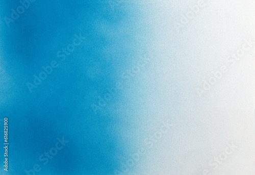 blue color spray paint on white paper