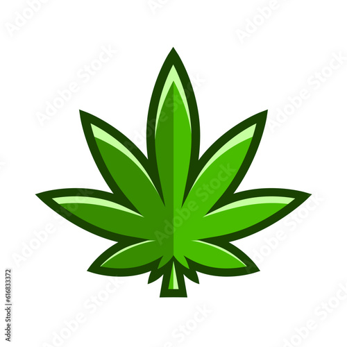 Marijuana vector cannabis leaf weed icon logo symbol sign illustration