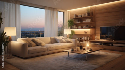 Empty living room