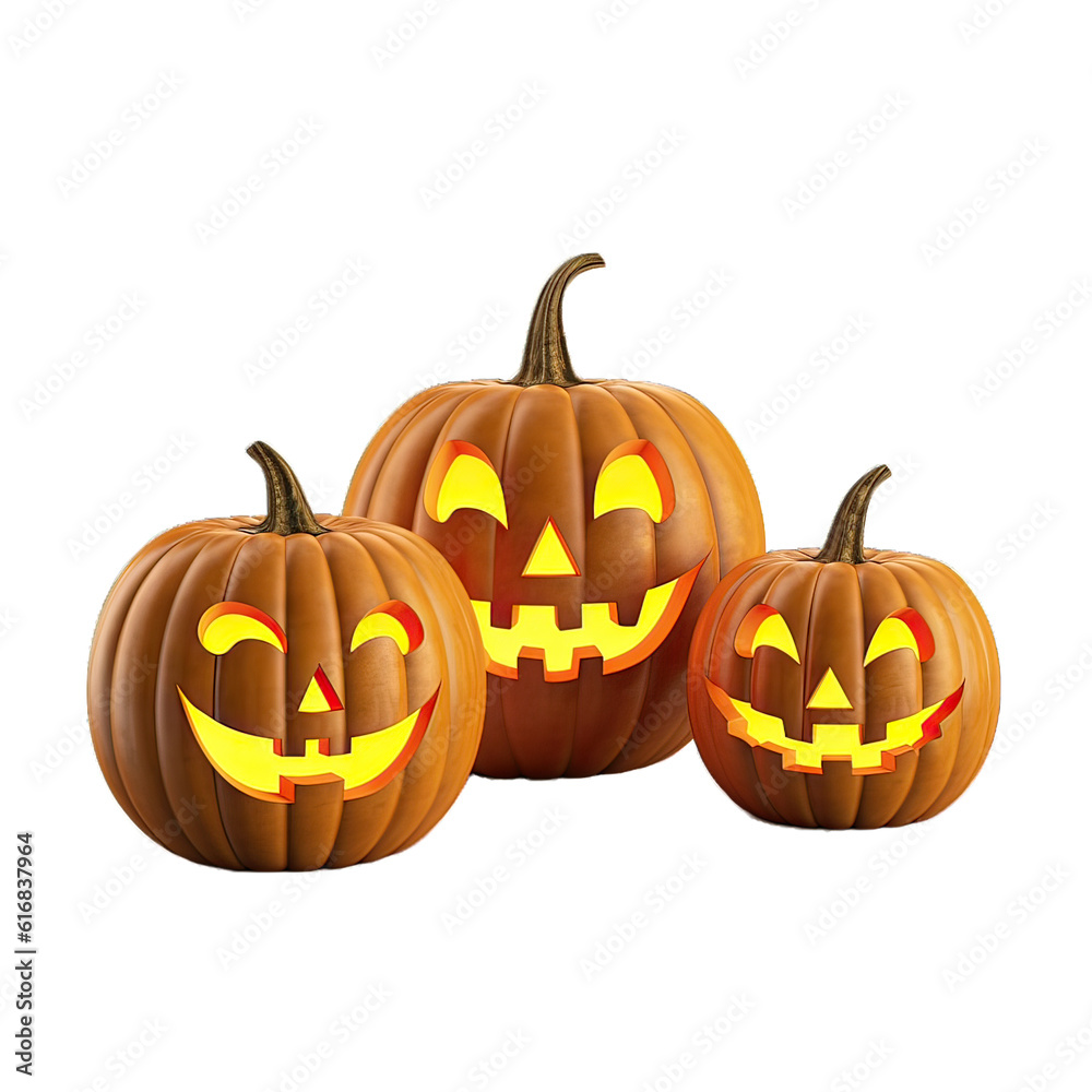 Halloween pumpkin head jack o lantern with burning candles Halloween pumpkin head jack o lantern with burning candles