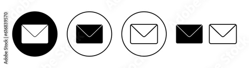Mail icon set tor for web and mobile app. email sign and symbol. E-mail icon. Envelope icon