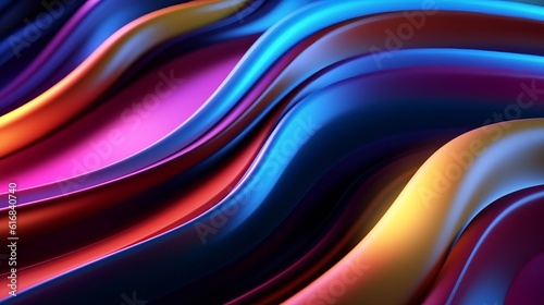 A vibrant abstract background with flowing colorful lines