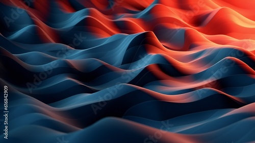 A colorful abstract background with wavy lines and curves