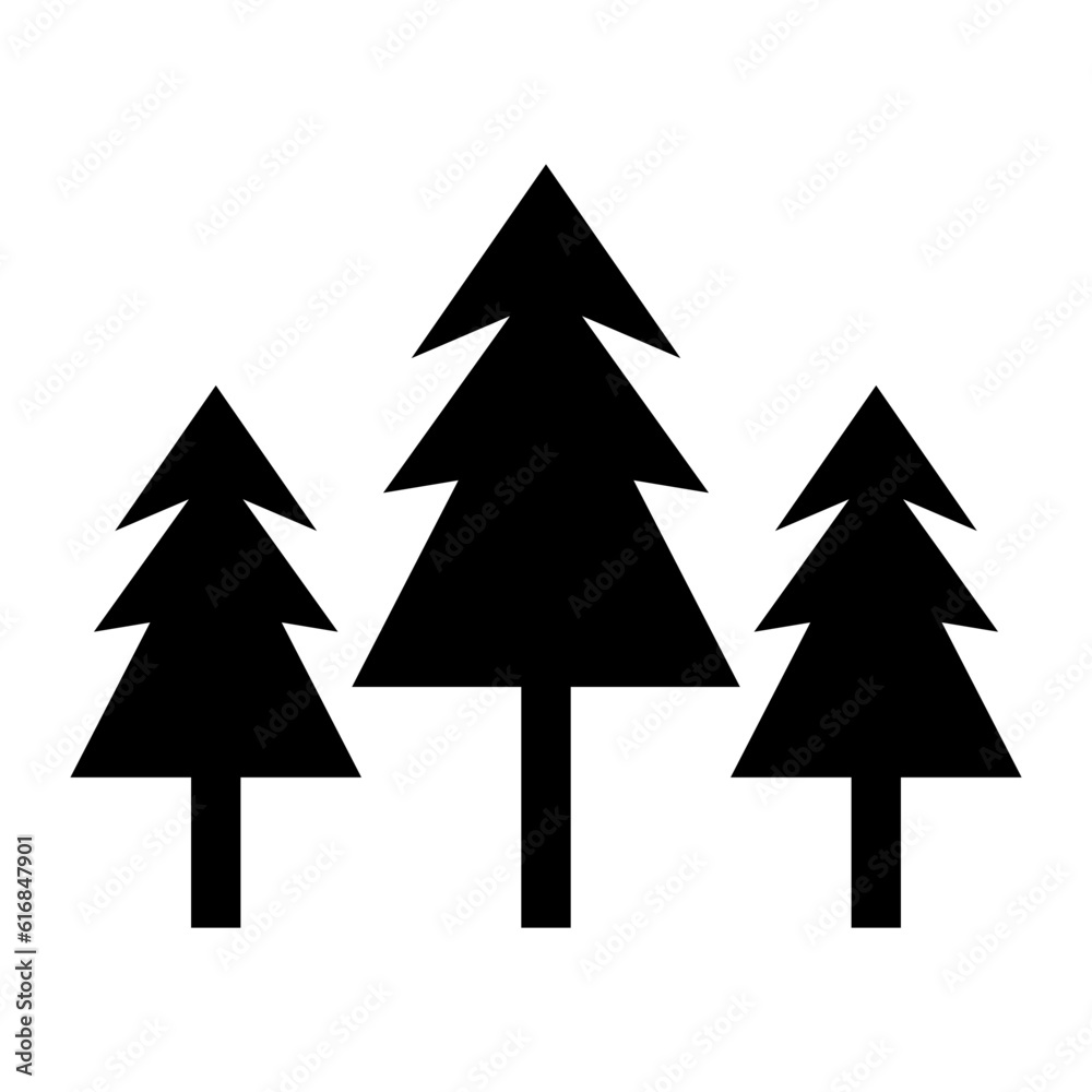 Obraz premium tree icon on transparent background