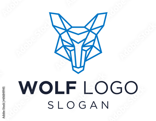 Logo design about Wolf on a white background. made using the CorelDraw application.