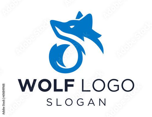 Logo design about Wolf on a white background. made using the CorelDraw application.