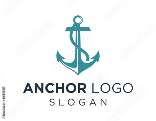 Logo design about Anchor on a white background. made using the CorelDraw application.