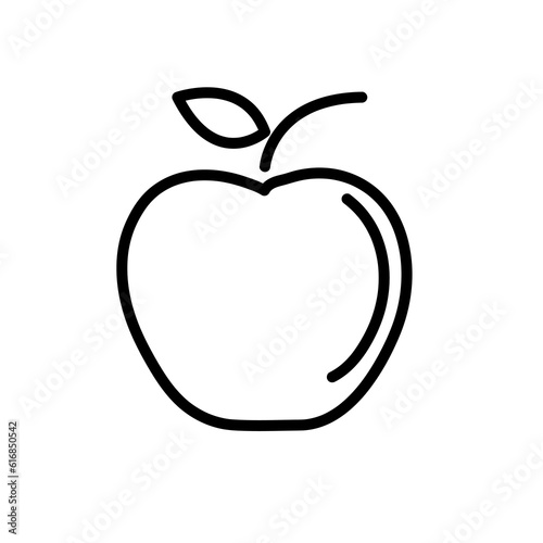 Apple vector icon illustration, Apple fruit illustration icon.Web design vector on white background..eps