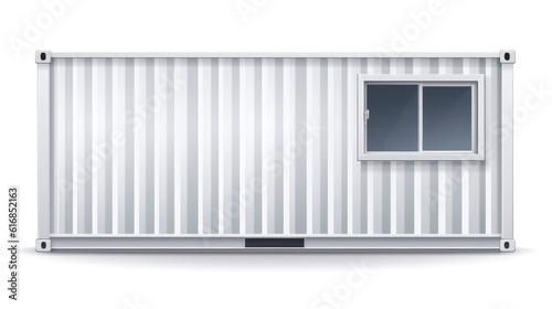 Wallpaper Mural Mobile office buildings or container site office for construction site. Shipping container. Portable house and office cabins,Generative AI illustration Torontodigital.ca