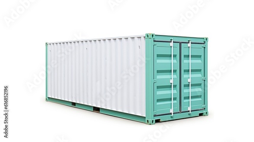 Mobile office buildings or container site office for construction site. Shipping container. Portable house and office cabins,Generative AI illustration