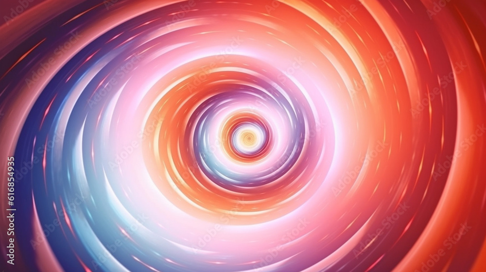 Obraz premium Generative AI, Spiral Symphony
