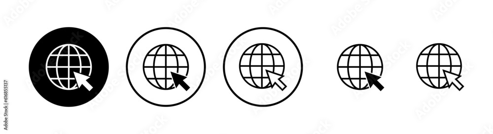 Web icons set. Website vector icon. Internet world vector Web icons set. Website vector icon. Internet world vector