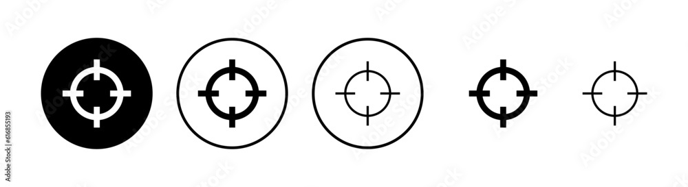 Target icons set. Target vector icon. goal icon. marketing target. Aim Target icons set. Target vector icon. goal icon. marketing target. Aim