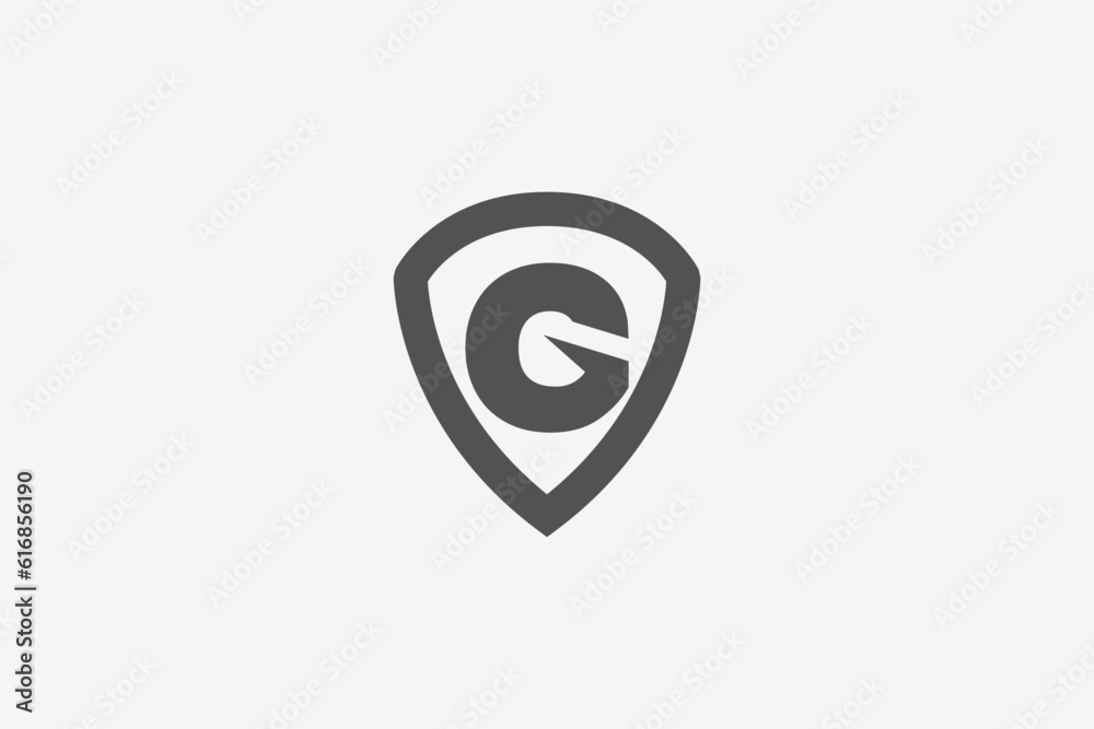 Illustration vector graphic of letter G emblem logo Illustration vector graphic of letter G emblem logo