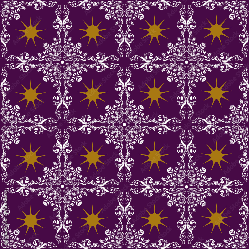 Ornamental repeat pattern. Vector. Seamless print. Ornamental repeat pattern. Vector. Seamless print.