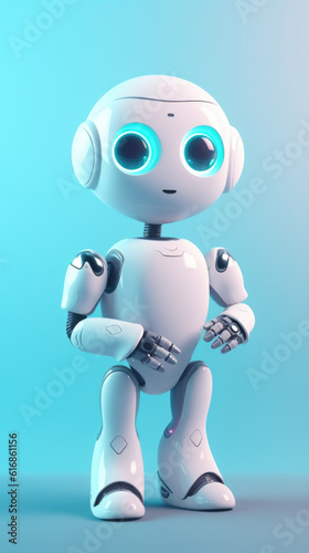 Cute Friendly AI Robot Assistant Children s Friend Toy Generative AI 