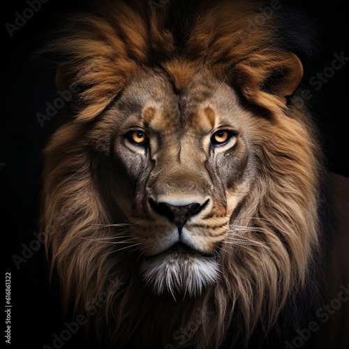 portrait of a lion © Tausif