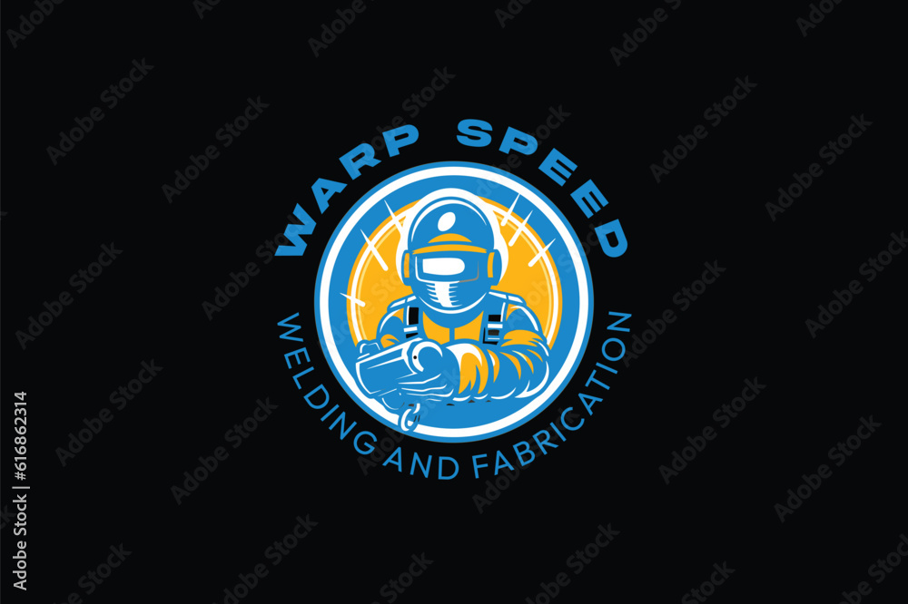 welding and fabrication logo design template welding and fabrication logo design template
