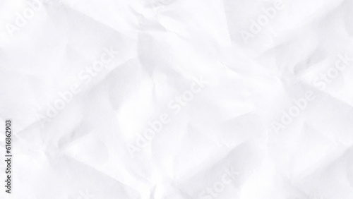 Paper texture background, Crumpled paper. White creased paper. Empty background. Option number two. Background for design and typography.