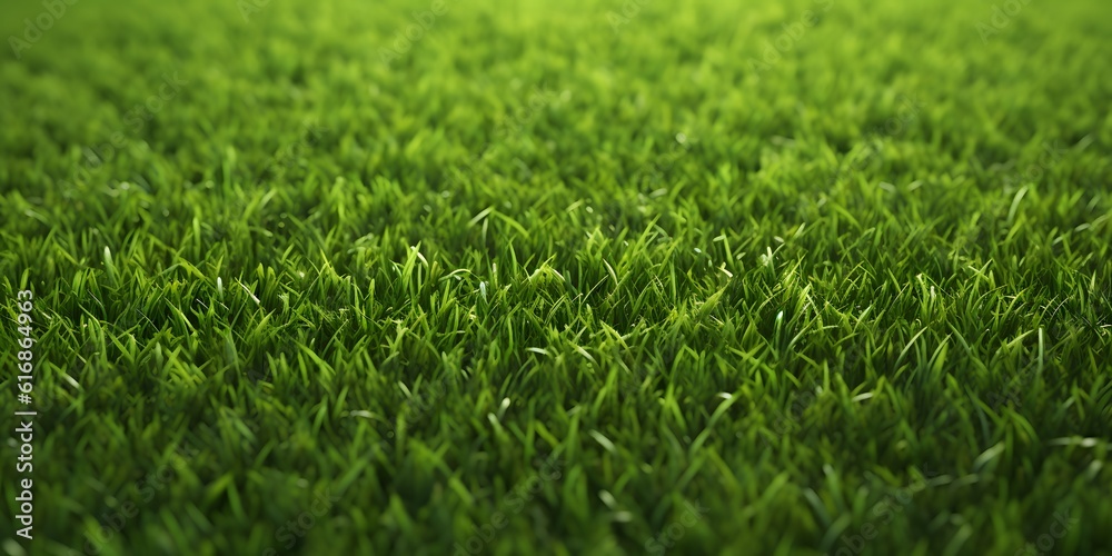 Wide format background image of green carpet of neatly trimmed grass. Beautiful grass texture on bright green mowed lawn, field, grassplot in nature Wide format background image of green carpet of neatly trimmed grass. Beautiful grass texture on bright green mowed lawn, field, grassplot in nature