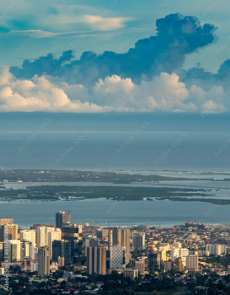 Cebu City,Hilltop view from the Temple of Leah,Cebu Island,Philippines. Cebu City,Hilltop view from the Temple of Leah,Cebu Island,Philippines.