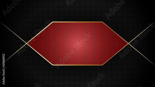 Premium card with gold elements