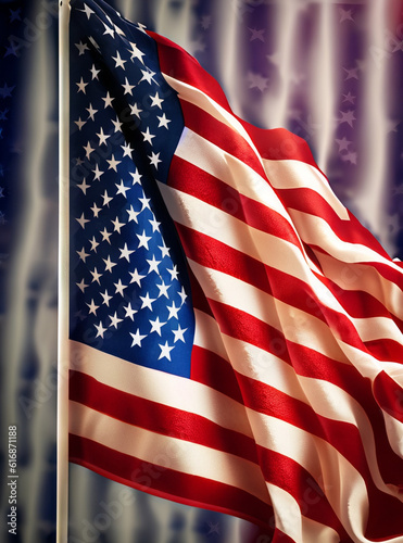 American flag, independence day 4th of july, patriotism USA for background