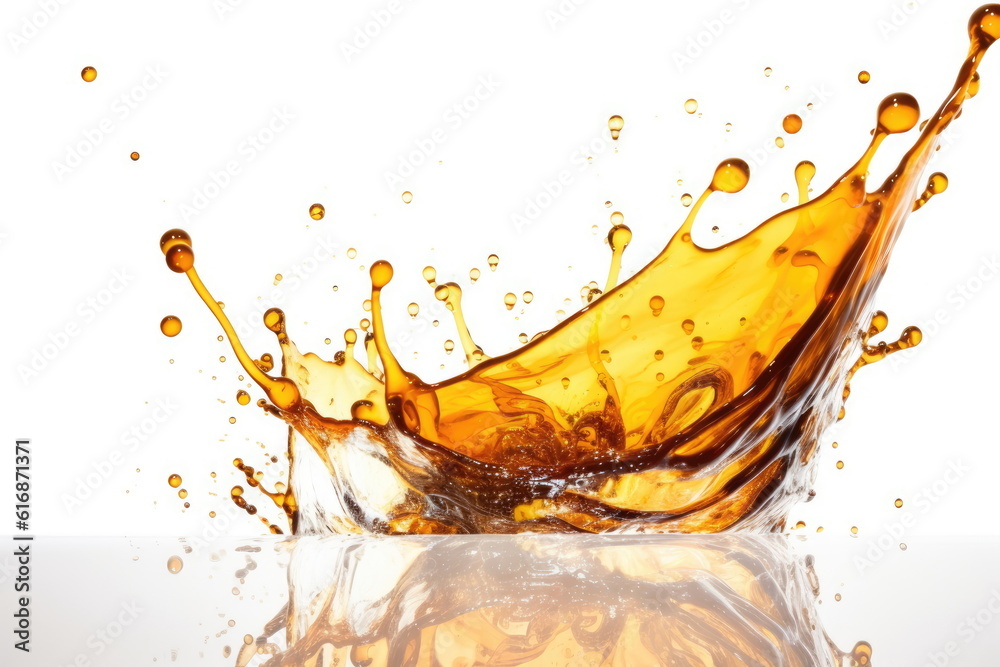 Oil Liquid Splashing