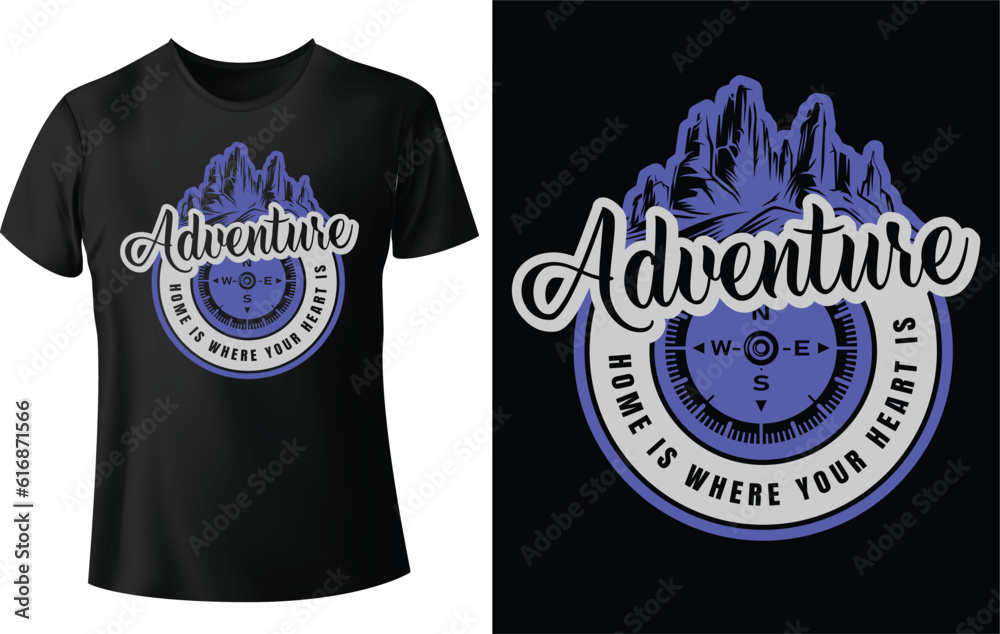 Adventure t-shirt design concept