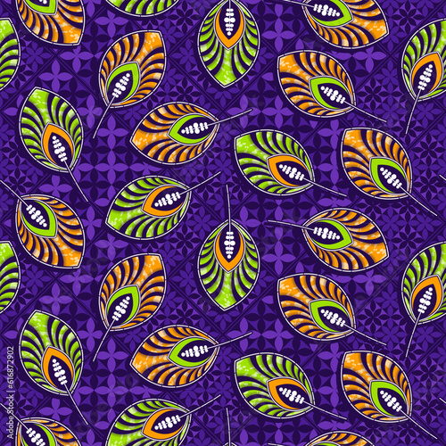 abstract leaf african pattern background, textile art, tribal abstract hand-draw, hawaii summer fashion artwork for fabric print, clothes, scarf, shawl, carpet, bag