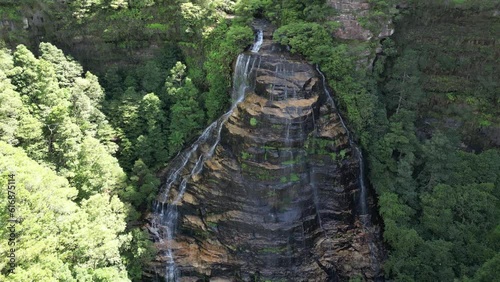 Leura Cascades at Blue Mountains Nationalpark - Aerial photo