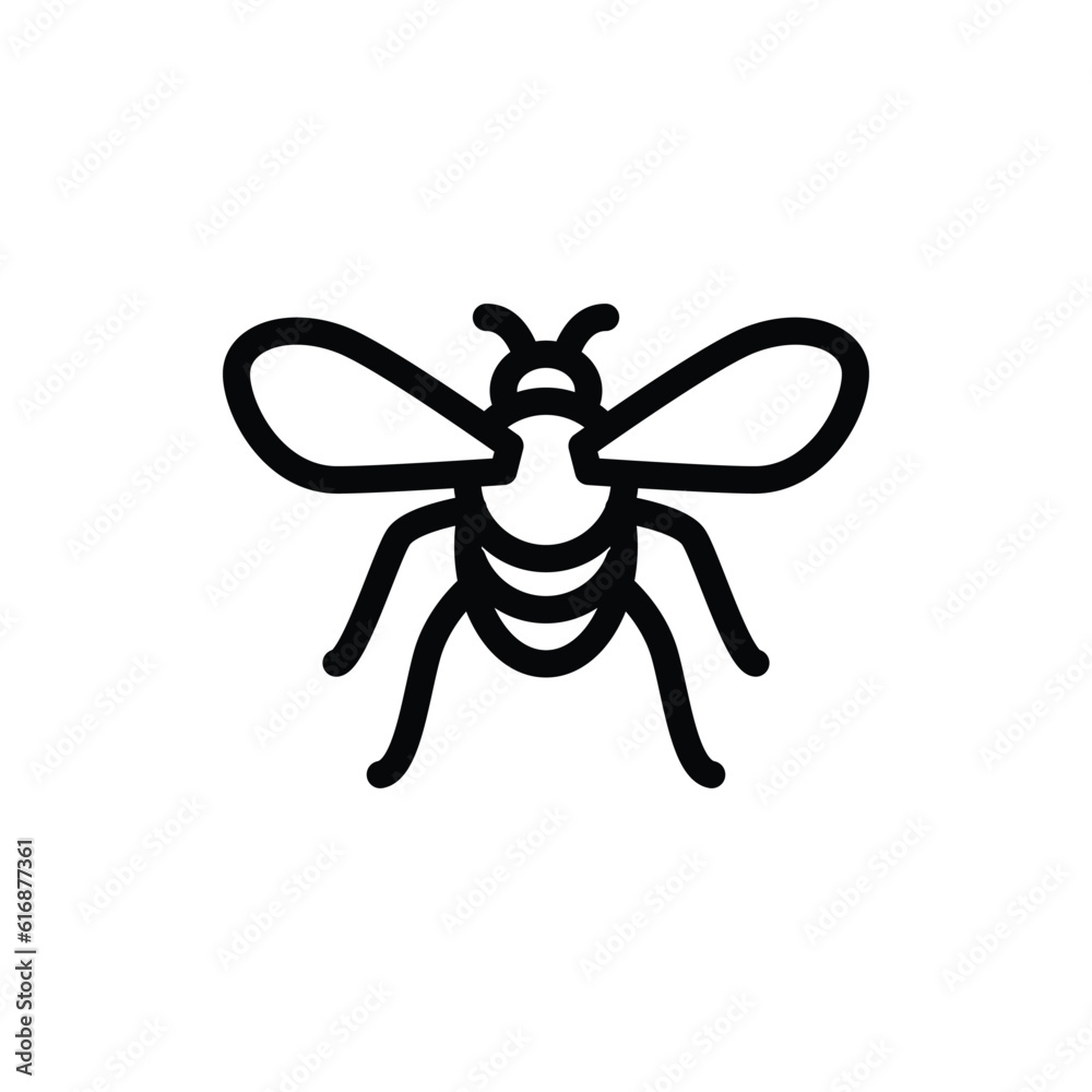 Bee icon design inspiration, vector art Bee icon design inspiration, vector art