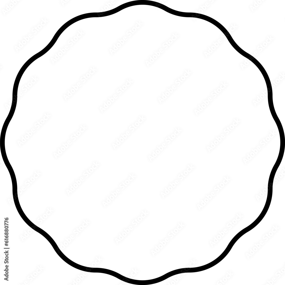Starburst line sticker - collection of special offer sale oval and round shaped sunburst labels and badges. Promo stickers with star edges. Vector.