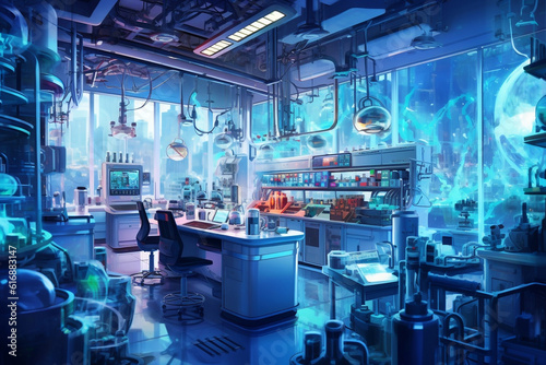 equipment in the laboratory