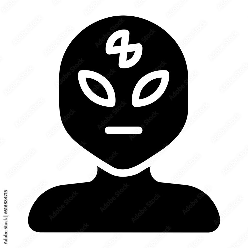 alien glyph icon alien glyph icon