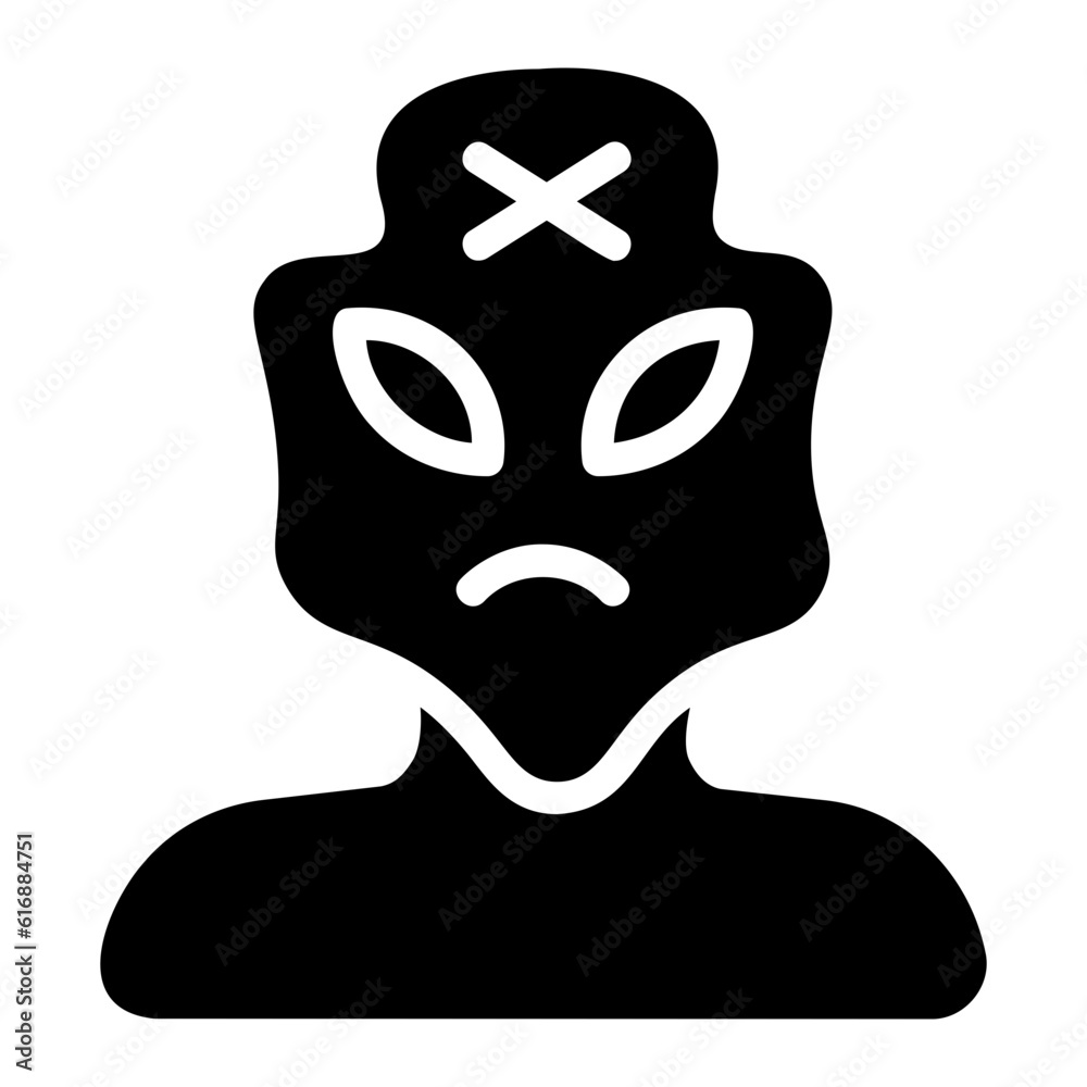 alien glyph icon alien glyph icon