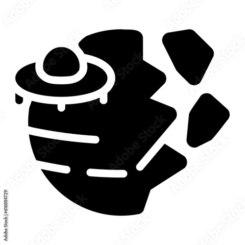 invasion glyph icon