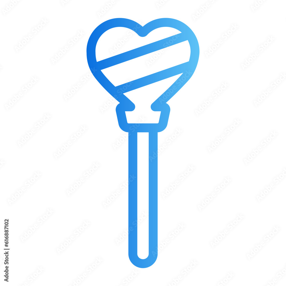 lollipop gradient icon lollipop gradient icon