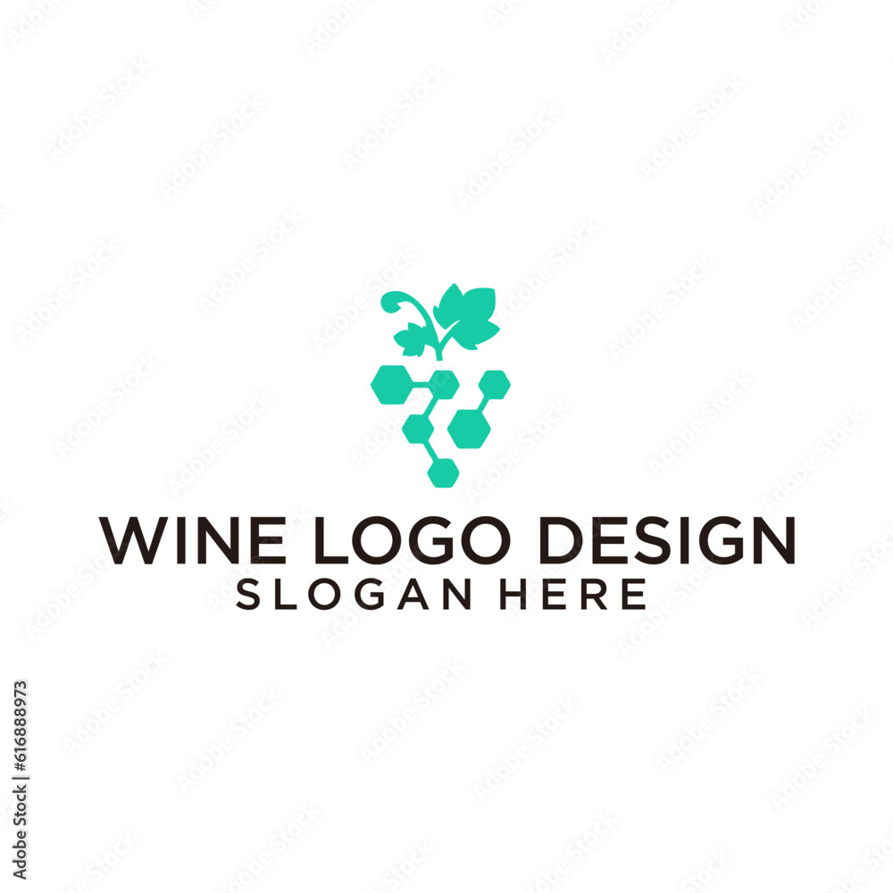 wine logo design