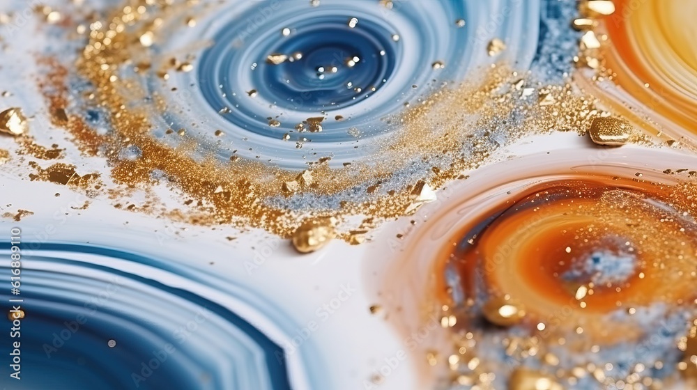 Fototapeta premium Background mixed colorful colors. Luxury marble texture. Marble wallpaper. pink and gold blue soft pastel colors background. generative ai