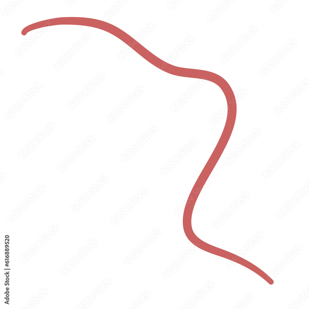 Orange Abstract Graffiti